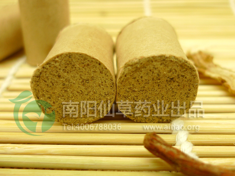 加粗15:1五年陈手工艾段随身灸 妇科艾柱女宝 南阳艾条批发